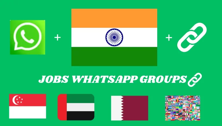 Job WhatsApp Groups Links